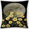 Moon and Star Pattern Pillowcase Office Living Room Home Pillowcase Car Ornaments