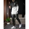 Beliebte Herren Langarm T-Shirts Hosen Set 3D Krone König Druck Herren Sportbekleidung Sommer 2025 Neuer Trainingsanzug Jogger 2-teilige Outfits