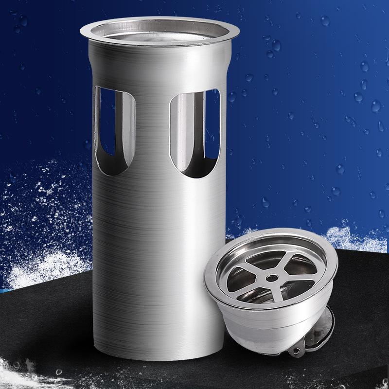 Gravity Flip Stainless Steel Floor Drain Core Inner And Outer Dual -Core Floor Drain Cap