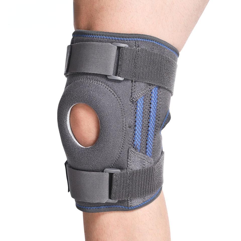 Silicone Spring Knee Pads With Straps For Basketball Running Volleyball Joint Pain Relief Arthritis Knee Support Protector