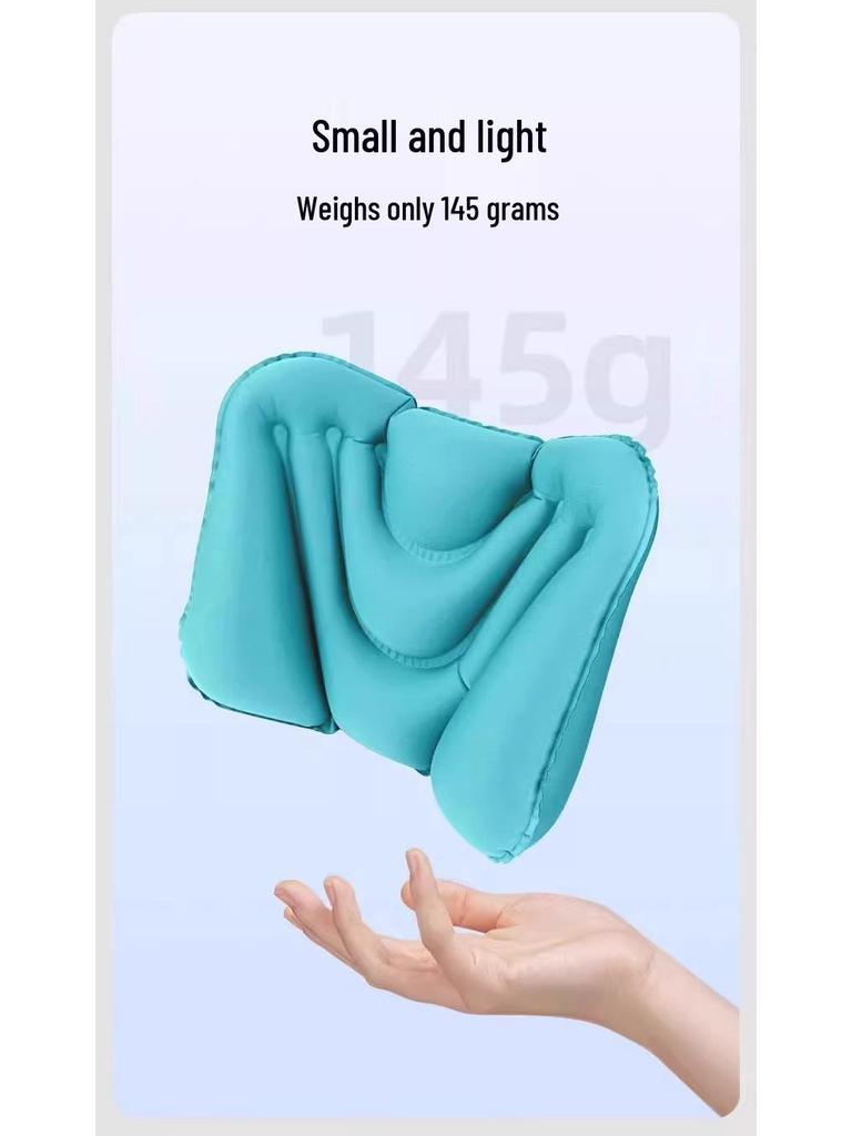 Aufblasbares Lendenstützkissen mit Druckknopf für lange Reisen und Sitzen