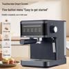 Italian Style Automatic Coffee Machine: High-Pressure Espresso & Milk Frothing All-in-One for Home.