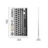 Ultra-Slim Rechargeable Bluetooth Keyboard Multi-Device Stable Connection for iPad iPhone Mac Android Windows-Wireless Keyboard