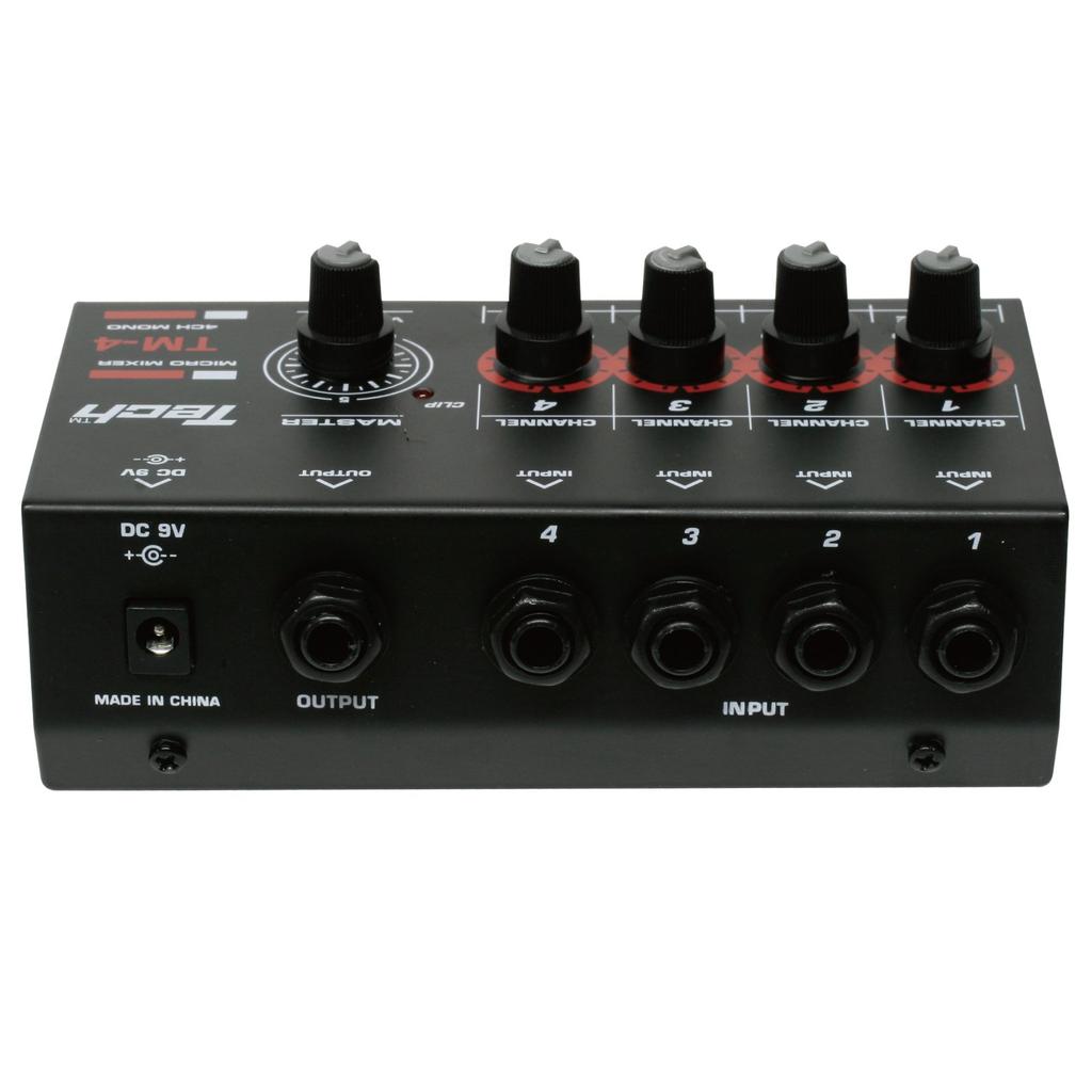 TECH TM-4 4-Channel Micro Mixer with 1.2m Cable (Includes One)