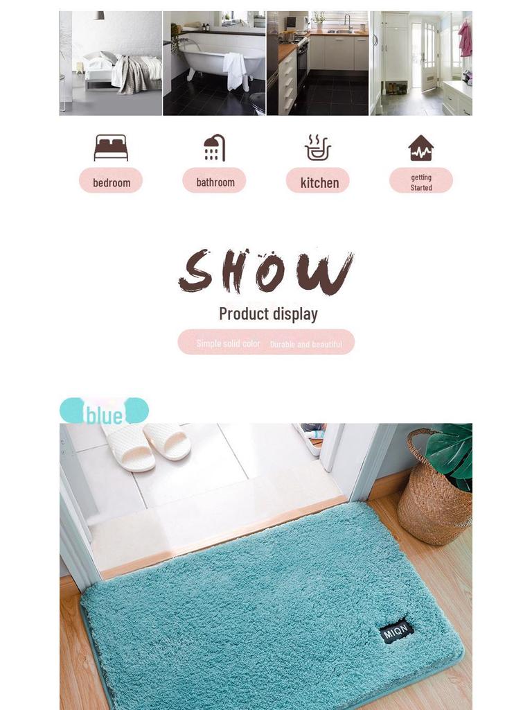 Εξαιρετικά Μαλακό Ζεστό Αντιολισθητικό Απορροφητικό Πατάκι Δαπέδου Μπάνιου