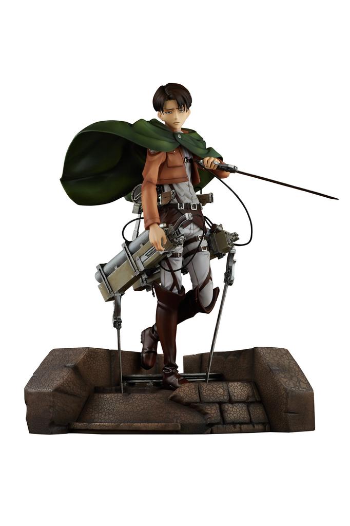 Attack On Titan 1/7 Scale Levi Ackerman Pre-Painted Figure – Anime Collectible Completed Statue