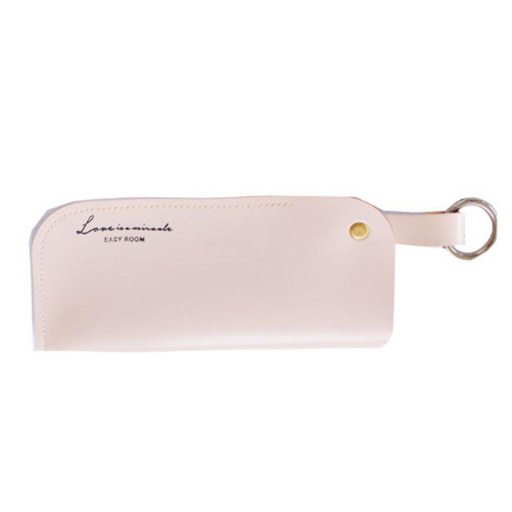 with Keyring Sunglasses Storage Bag Solid Color Hanging Sunglasses  Eyewear Accessories