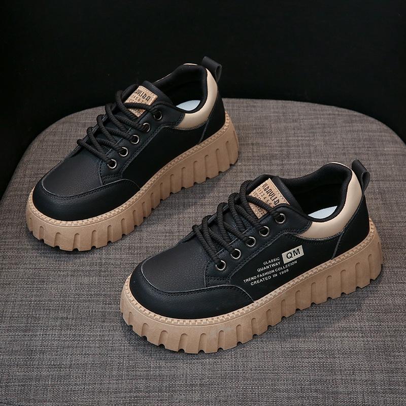 Summer New Heightening Board Shoes Muffin Sole Wear-resistant Street Shooting Trend Casual Women's Shoes Student Shoes 2