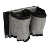 Luggage Cup Holder Oxford Cloth Portable Drinks Beverages Coffee Carrier Suitcase Cup Holder Bag for Travel Airport Grey
