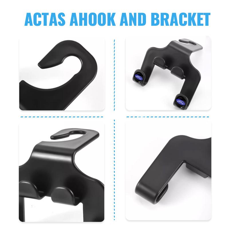 Multifunkční háček na opěrku hlavy autosedačky Věšák Organizér pro Ford Focus Mondeo Kuga Fiesta MK7 Escort Explorer Edge 2 4 MK2 MK4