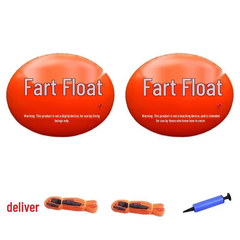 Yudu Double Airbag Swim Buoy 2-Pack with Pump