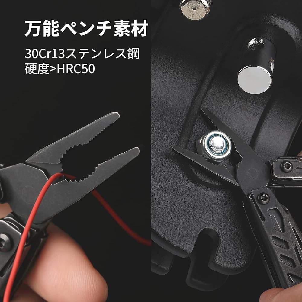 NexTool Mini Flaship 10-in-1 Multi-Tool Stainless Steel Folding Pliers Pocket Size for Camping Fishing Outdoor Activities