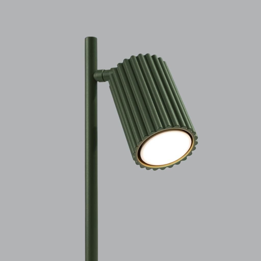 Lampa Biurkowa Amber 1 Gu10 Zielony Oliwkowy Alu Lumilo 16.309.24