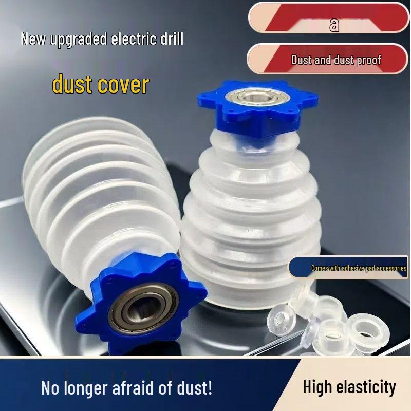 

Electric Hammer Drill Dust Collector Accessory - Dust Cover & Collection Bowl for Impact Drill 5th Gen Dust Cover 150mm [1pc]