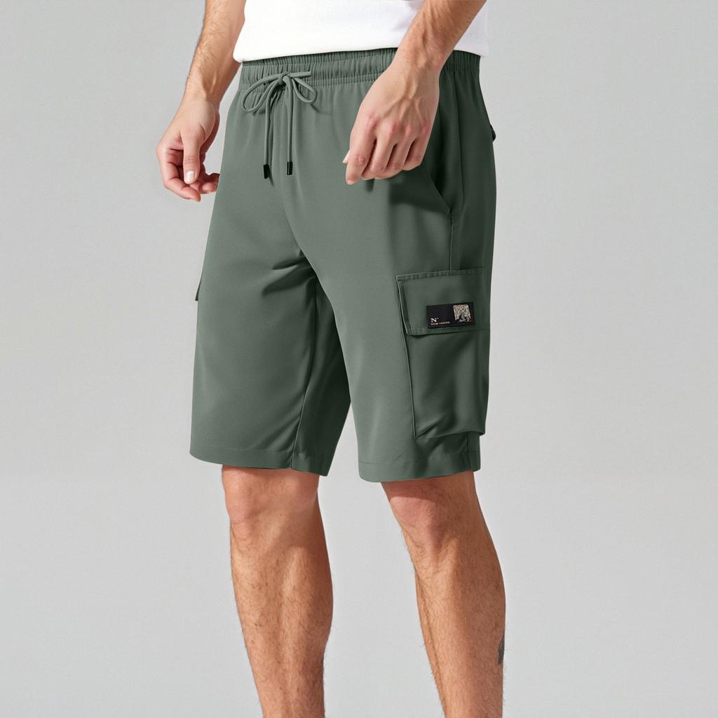 Summer Casual Pants, Workwear Shorts, Men's Thin Cropped Pants