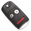 Xjmynb For Honda Acura Civic Dio Accord Jazz Odyssey Crv Hrv 2/3/4 Buttons Replacement Flip Remote Car Key Shell Case Housing