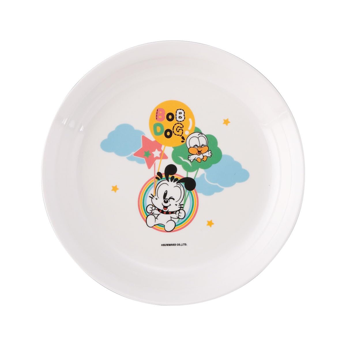 

Daiwa Snack Diameter x Dishwasher and Storage Made in Little Bob Dog Children s Plate, 16.0cm 2.2cm Height, Plastic, Safe, Japan, Design, MC-34-LBD