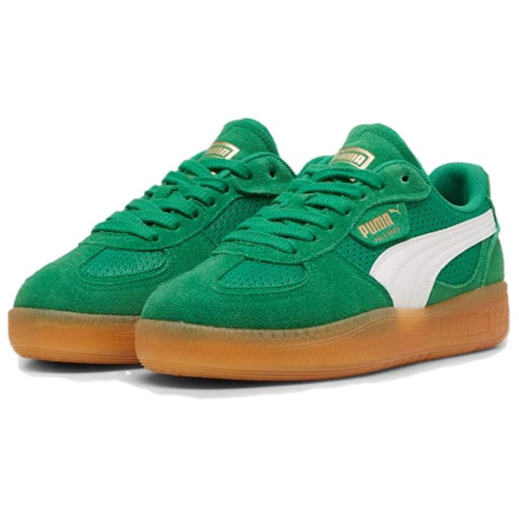 Puma Palermo Moda LaModa Vintage Archive Green (Womens) Women Sneakers White 398824-03