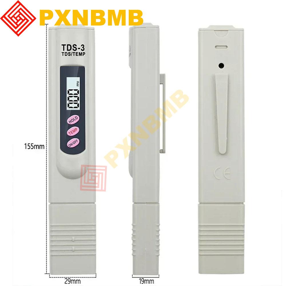 Digital TDS Meter Pen Water Tester PPM Water Quality Pen Measuring Range 0-9999 PPM Ideal for Aquariums Hydroponics Drinking