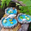 Mini Lotus Pond Micro Landscape Ornament – Rockery Fish Tank DIY Sand Table Bonsai Decoration