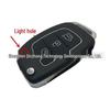 Hyundai 3-Button Folding Car Key Shell