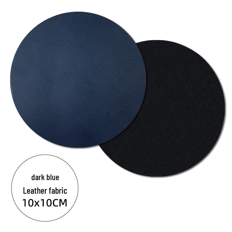 Cross-Border Double-Sided PU Leather Waterproof Non-Slip Coasters - Customizable Corporate Logo Insulation Pads