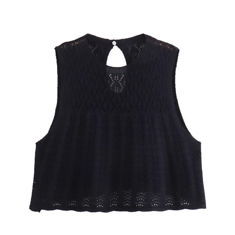 

Women s Clothing Fashion Style Mesh Cloth Mini Skirt Knitting Tops Black Tops L