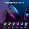 RK ROYAL KLUDGE RK M3 Wireless Gaming Lightweight PAW3950 Optical 42000 8000Hz Polling 5 Customizable Black Mouse, Rechargeable, 47g, Sensor,
