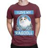 ragdoll mom funny Funny 100 Cotton TShirt Ragdoll Tops Tees For Unisex