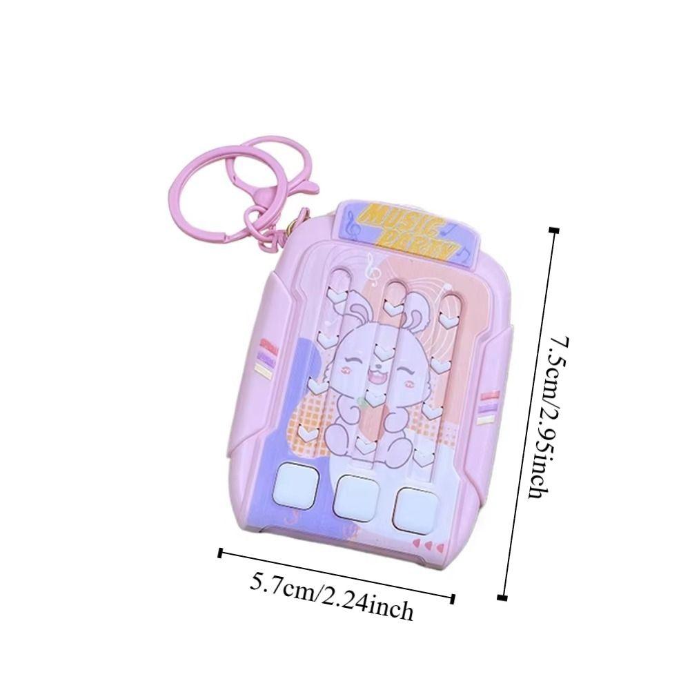 Stress Relief Dancing Machine Keychain Rhythm Game Musical Challenge Keychain  Electric