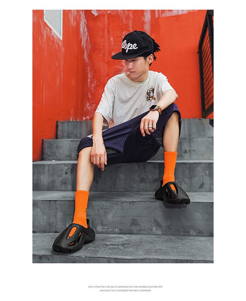 2025 Men's EVA Soft Sole Sandals: Closed Toe, Summer Beach Style, Comfy Fit