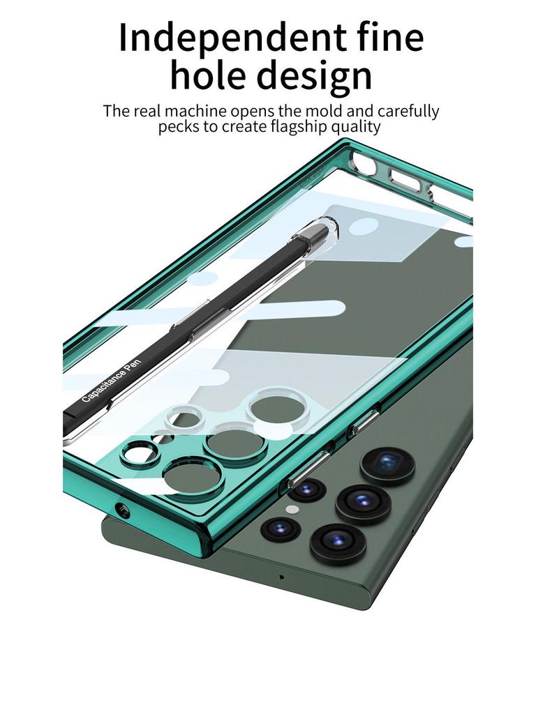 GKK Samsung S24 Ultra Transparent Thin Protective Phone Case with Creative Space Design