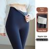 Plus-Size Fleece-Lined Shark Pants: High-Waisted, Thick, and Warm Yoga Leggings for Autumn/Winter 2025