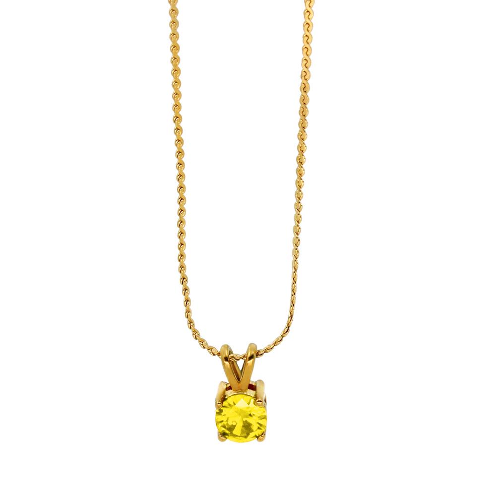 18K Gold-Plated S-shaped Clavicle Necklace with Colorful Cubic Zirconia Gemstones