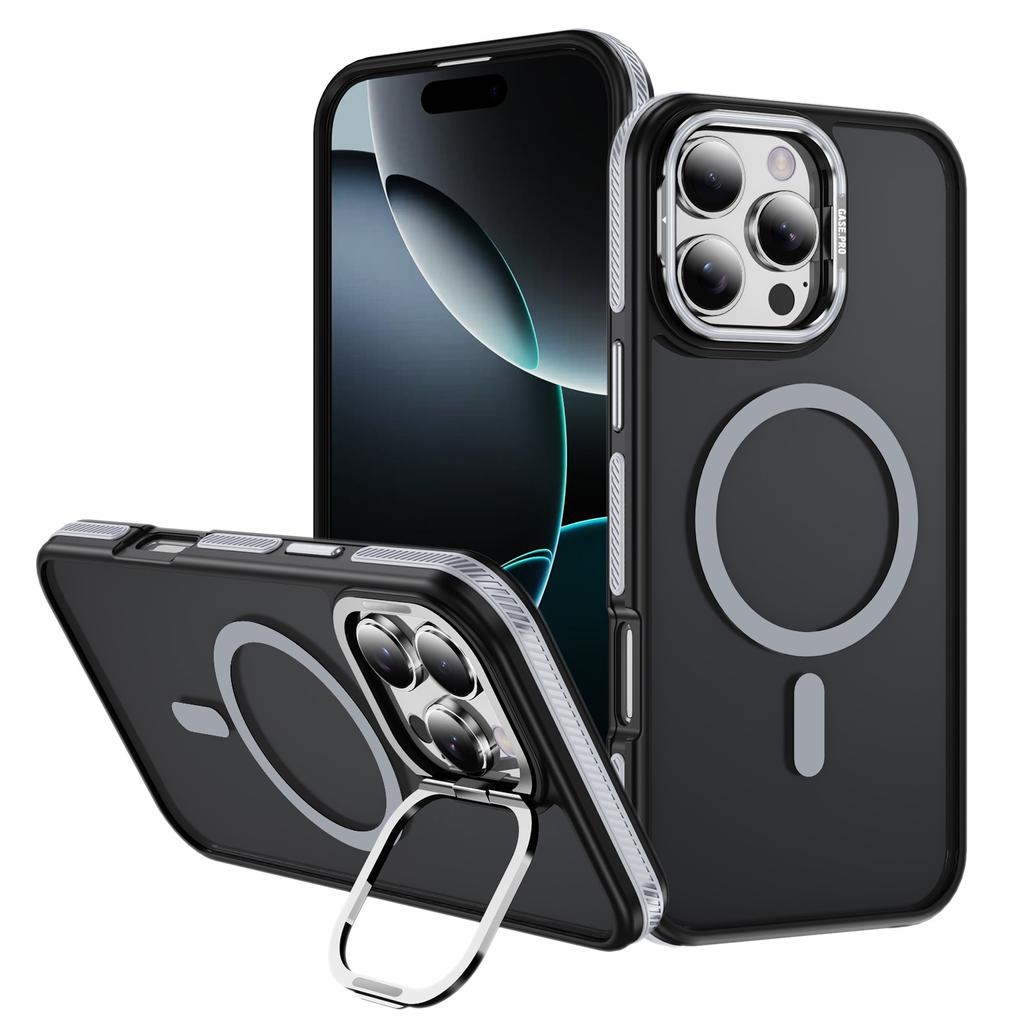 Hot Selling for IPhone16E Phone Case 2-in-1 Skin Feel for Apple 16 Stand Magnetic Phone Protective Case