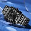 Orologio al Quarzo YHMEI Impermeabile Senza Tempo con Cinturino in Acciaio Retrò