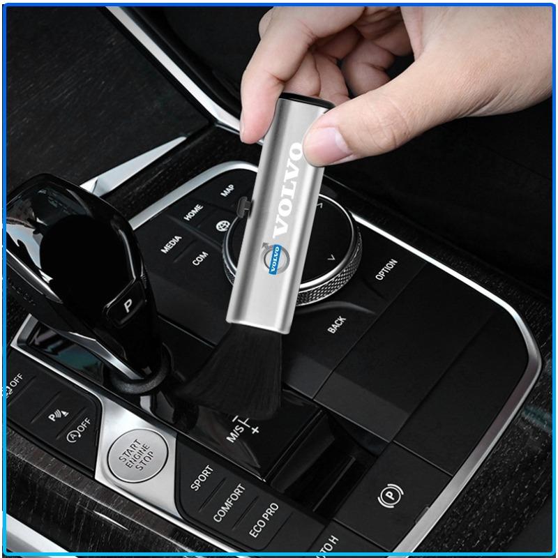 Car Interior Cleaning Brush Telescopic Small Soft Brush For Volvo XC60 XC90 S60 S80 S40 V40 V60 V70 V50 XC70