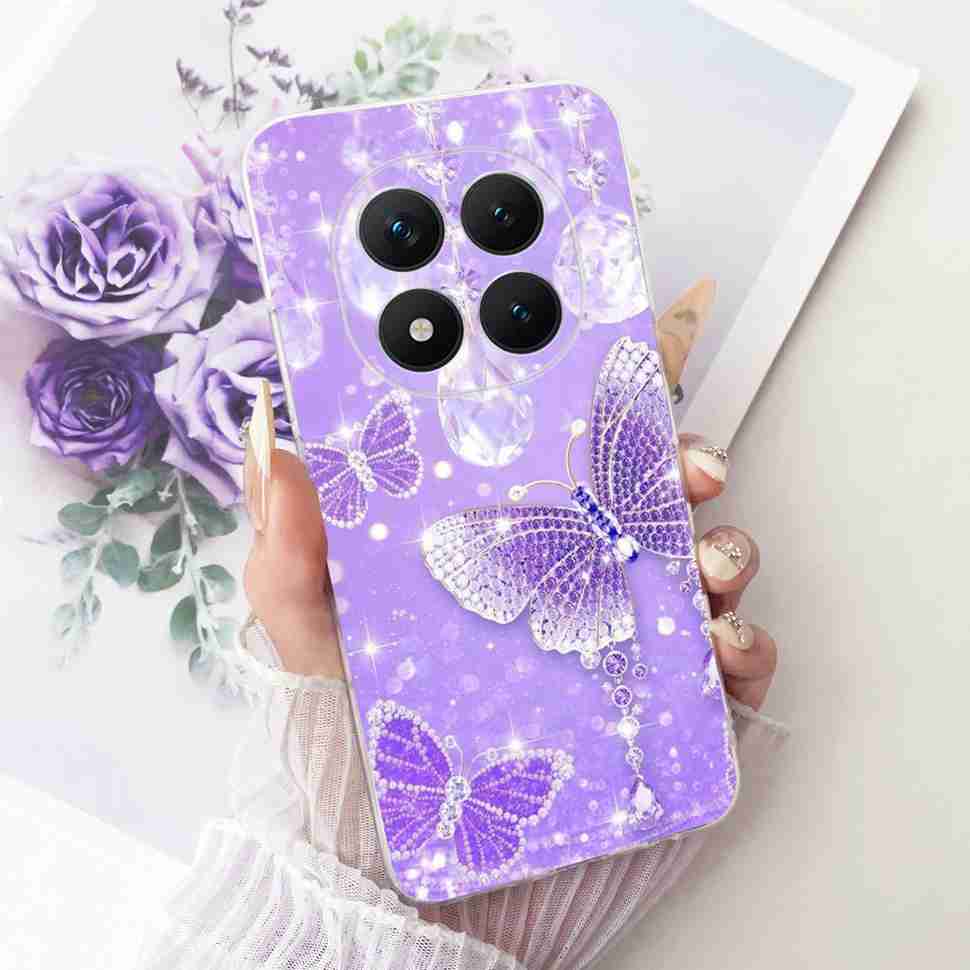 Für Xiaomi Redmi Note 15 Pro Plus ProPlus 5G Hülle Blume Cartoon Hülle Weiche Silikonhülle Für Redmi Note 15 Pro+ Hülle