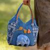 Ethnic Style Women's Lightweight Crossbody Tote - Casual Cloth Handbag