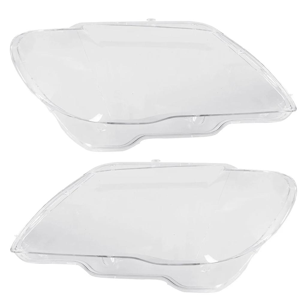 Pair Car Clear Headlight Lens Shell Cover Replacement HeadLamp Cover For Bmw 7Series E65 E66 2005 2006 2007 2008 Headlight Cover