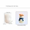 Flexible Chocolate Mold 3D Christmas Snowman Baking Mold Cute Candle Silicone Mold  DIY Making