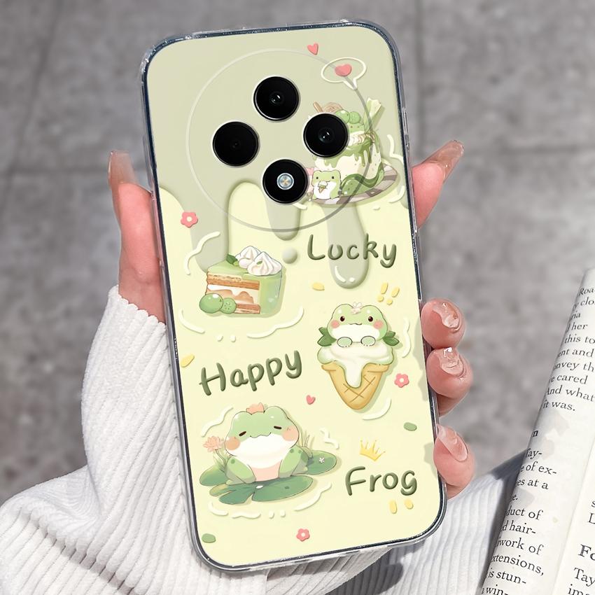 For OPPO F27 F29 F21 F19 F17 F11 Pro F15 F7X Phone Cover Cute Panda Piggy Patterns Transparent Ultra Thin TPU Premium Protection Case For OPPO Housing