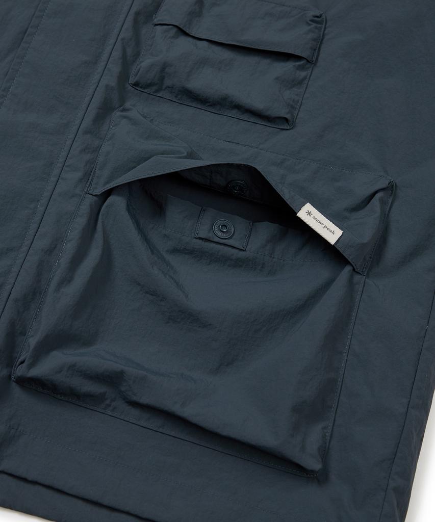 Snowpeak Apparel Taslan Woven Utility Windbreaker Vintage Green (S24Mmlwb56)