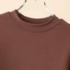 Women's Long Sleeve Slimming Cotton Base Layer Top - Spring/Autumn Fashionable Versatile Round Neck T-shirt, 2025 New Arrival