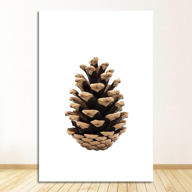 Moose Paintings Pinecone Picture Scandinavian Wall Art Canvas Painting Living Room Decoration Christmas Home Decor Poster Winter