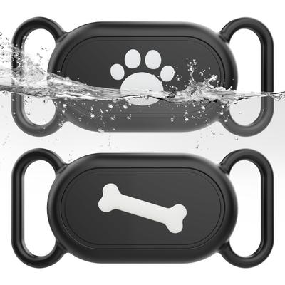 Hundeleinenhalter (2 Stück) für Galaxy Smarttag2 Wasserdichte Silikonhülle für Haustier Katze