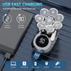 Men's Electric Razor, 8D Upgraded 6-in-1 Bald Razor, Waterproof Wet/Dry Shaver, Beard Care Set for Men, Wireless Rechargeable Electric Shaver
