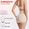 Plus Size Seamless Tummy Control Shapewear: High-Waisted, Butt-Lifting, Ultra-Thin Ice Silk Underwear for Postpartum Support