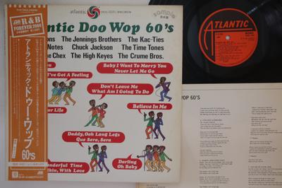 LP Record VARIOUS  Atlantic Doo Wop 60s P6190APROMO ATLANTIC 1980 Japan Obi SoulFunk Used