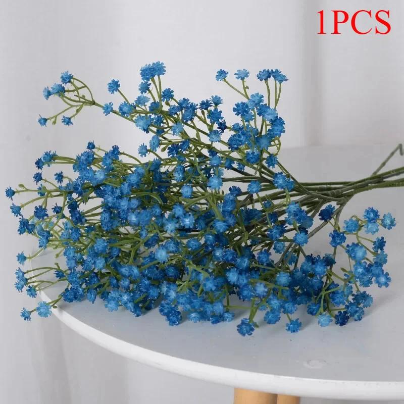 1pcs Artificial Flowers Baby Breath Flower Fake Gypsophila for Wedding Party Home Decoration Floral Bouquets DIY Accessories